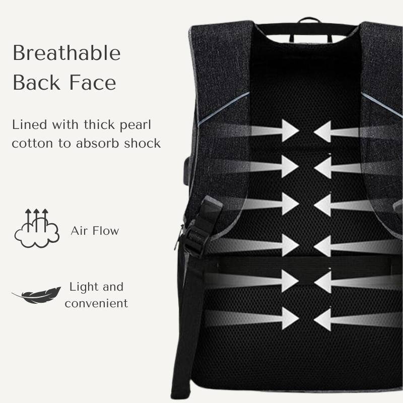 TAHVI™ Secure Travel Backpack