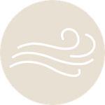 Breathable fabric icon