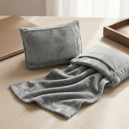 TAHVI Haven 2-in-1 travel blanket, grey